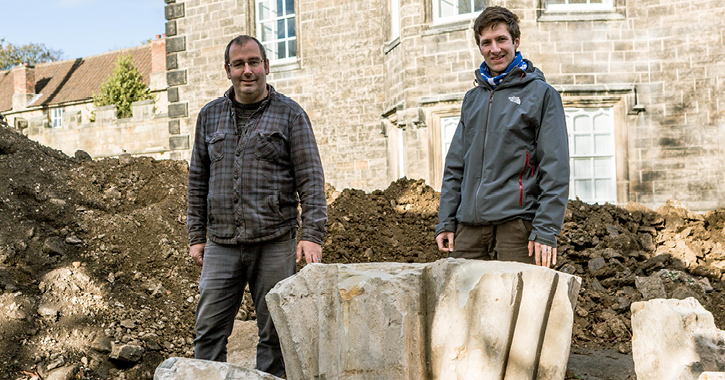 Jamie Armstrong, Senior Archaeologist, Durham University Department of Archaeology and John Castling, Archaeology and Social History Curator at The Auckland Project 